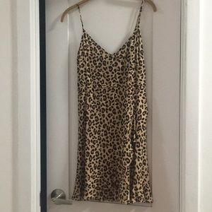 NWT H&M Cheetah leopard animal print dress